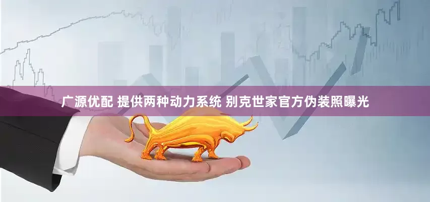 广源优配 提供两种动力系统 别克世家官方伪装照曝光