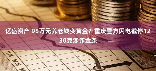 亿盛资产 95万元养老钱变黄金？重庆警方闪电截停1230克涉诈金条